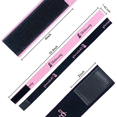 Elastična traka za rub perike, čipkasta traka za topljenje sa podesivim Velcr-om, perika elastična traka