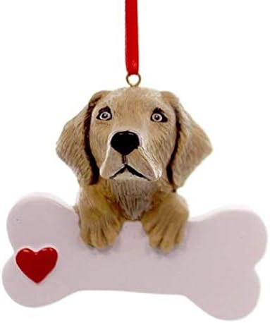 Žuti Labrador Retriver Personalizirani Božićni Ukras