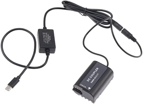 Fotga Power Bank USB Type-C USB-C kabl za napajanje + dekodiran DMW-BLK22 DCC17 Dummy baterija za Panasonic
