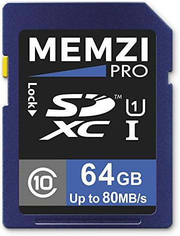 MEMZI PRO 64GB Klasa 10 80MB / s SDXC memorijska kartica za Panasonic Lumix GF, GH, GM serije digitalnih