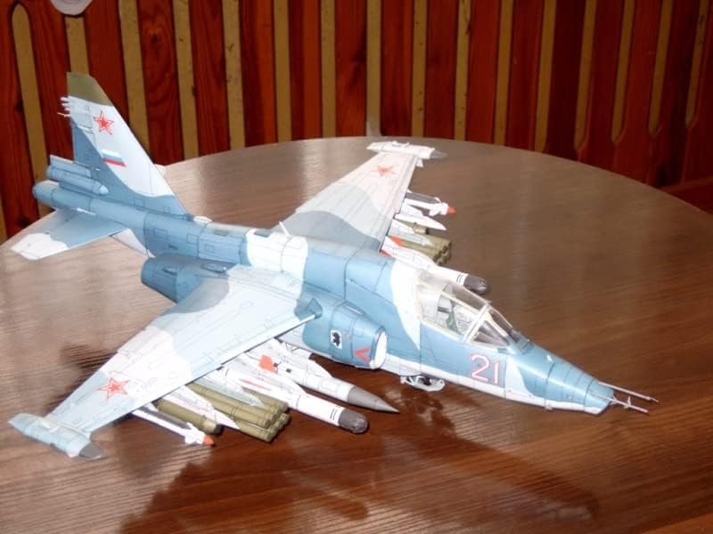 Ruski Su-39 papir model Kit igračka Deca pokloni