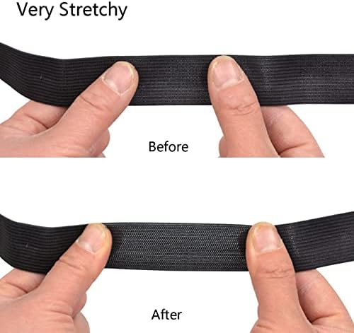 6 kom crne elastične trake Pribor za perike za izradu periki čipke prednje čipke i šivanje