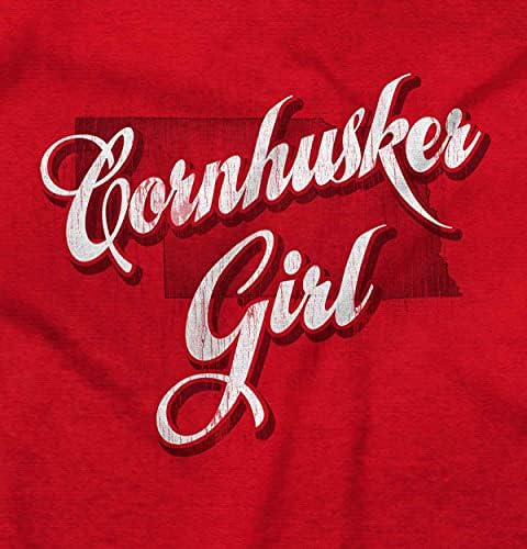 Brisco Brands Cornhusker Girl Cute Nebraska Pride Baby Bodysuit Jumper Girls