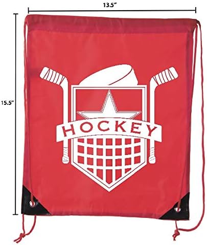 Hockey Party torbe | Hokej Drawstring ruksaci za rođendane, Team Events & više!