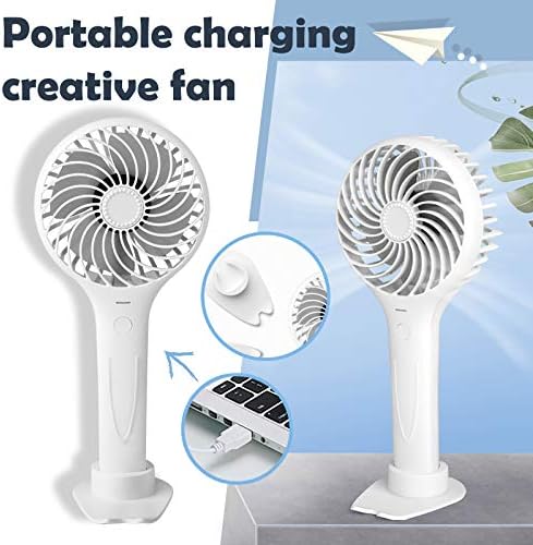Prijenosni Mini ventilator 3 brzine lični ručni ventilator 1200 mAh 2-3 sata punjive baterije ljetni ventilatori
