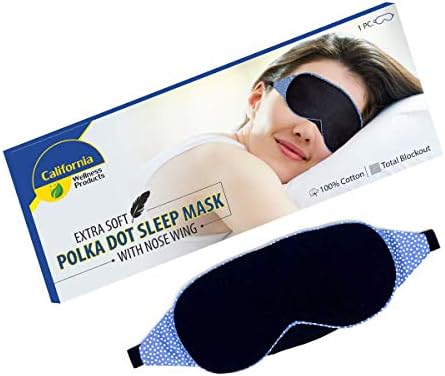 Kalifornijska wellness maska ​​za spavanje za spavanje žena i muškaraca | Maska za oči za avion | Slepooko