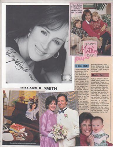 Hillary B Smith original clipping magazine photo lot #Q7756