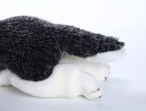 Cu-MATE 15.7 simulacija plišanih pasa sibirskog haskija-realistična & realistična meka ručno rađena ležeća