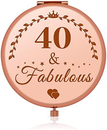 40. rođendanski pokloni za žene Supruga mama inspirativni pokloni ruža  zlato & nbsp;kompaktno & nbsp;ogledalo