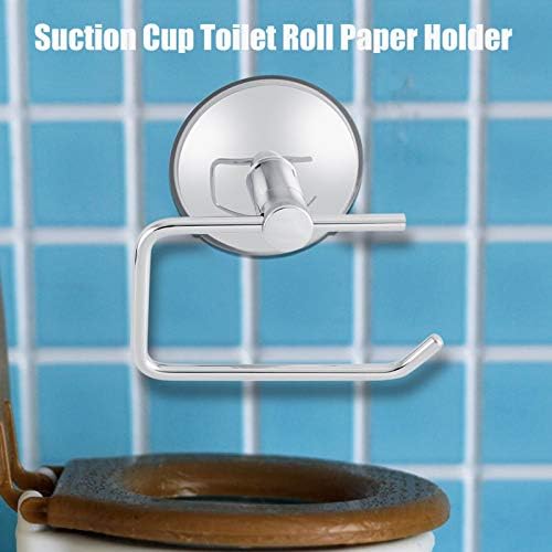 Držač za toaletni papir, držač za toalet od nehrđajućeg čelika toaletni nosač nosač za usisavanje papira