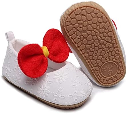 Djevojčice Pojedinačne Cipele Cvjetne Veze Bowknot Prvi Šetači Cipele Male Djevojke Sandale Princeze Cipele