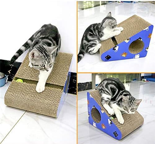 LOVEPET trougao Cat Scratch odbora valoviti papir mačka kandža igračka višestruki mačka namještaj 34X27X25cm