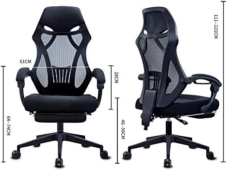 SHYPT ergonomska mrežasta kancelarijska stolica sa visokim naslonom kompjuterska stolica stolica mrežasta