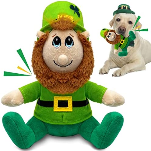 Lepawit St. Patrickov dan Plišane igračke GENTLEMAN Scheaky pse Igračke slatke psečke igračke za žvakanje