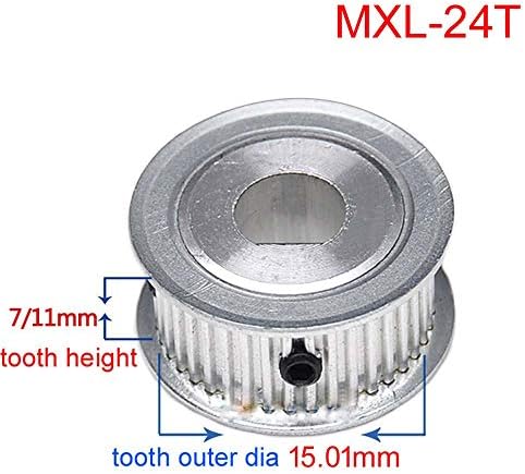 MXL-24t remenica sa zupčastim remenom 5x4. 5mm otvor u obliku slova D za 10mm Široki remen 2.032 mm sinhroni
