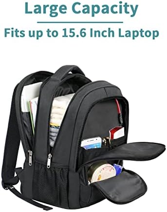 Matein Travel Backpack za muškarce, torba za protupovratnu vodu sa vratima sa USB punjenjem Port uklapa