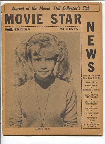 Movie Star News 1963-Hayley Mills cover-Irving Klaw katalog fotografija za naručivanje poštom-pin-up pix-G