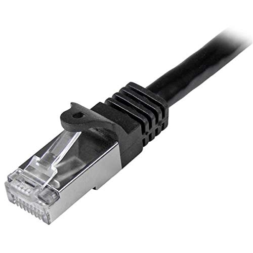 Starch.com Kategorija 6 LAN kabel 5m crni protiv prekida RJ45 priključka s / FTP kabel N6Spat5MBK