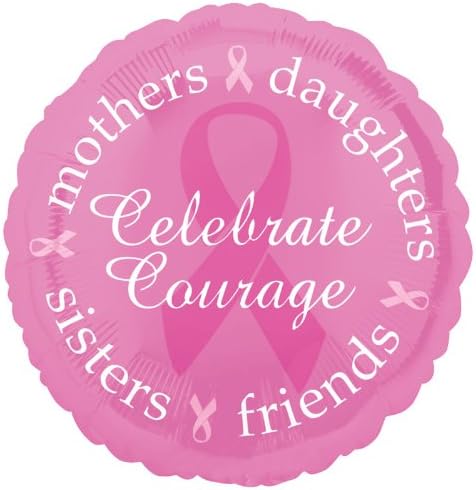 Proslavite hrabrost svijest o raku dojke 18 FOIL balon - ružičasta