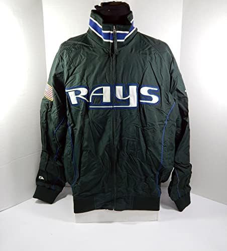 Tampa Bay Rays 52 Igra Polovna jakna za zelenu klupu USA zastava zastava XL DP41687 - Igra Polovni MLB