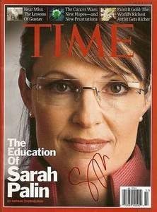 Sarah Palin Potpisala Časopis Time 15.9.2008