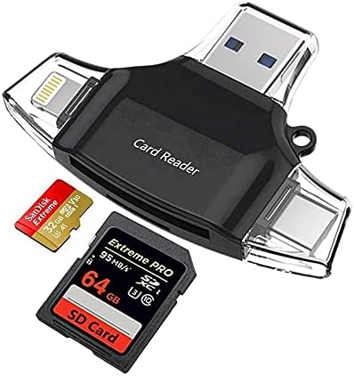 BoxWave Smart Gadget kompatibilan sa Philips VoiceTracer-Allreader čitač SD kartica, čitač microSD kartica SD kompaktni USB-Jet Crni