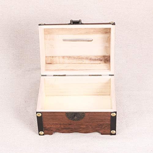 Besplatna kasica-prasica Drvena kutija za čuvanje obuće sanduk za blago vintage antikni drveni sanduk za