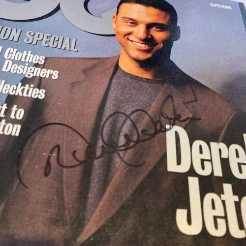 Derek Jeter potpisao Autographed 1998 GQ Magazine New York Yankees JSA COA-Autographed MLB Magazines