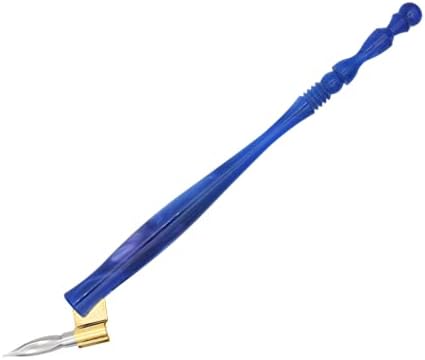 Gullor oblique kaligrafija DIP Olovka NIB nosač, uklonjiva mreža za ručke olovke sa 33 nibs, plava
