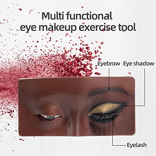 JPNK Makeup praksa Bijela ploča za lice 3D realistična podloga, sjenilo za oči Eyeliner obrva Lash mapiranje