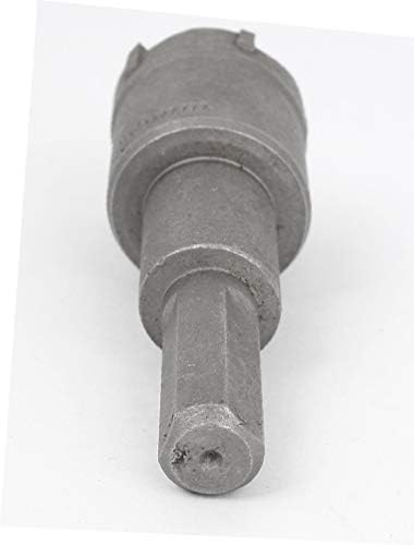 X-DREE 6mm Twist Bit trougao izbušena rupa prečnika 25,5 mm Dia testera za sečenje od nerđajućeg čelika(Orificio