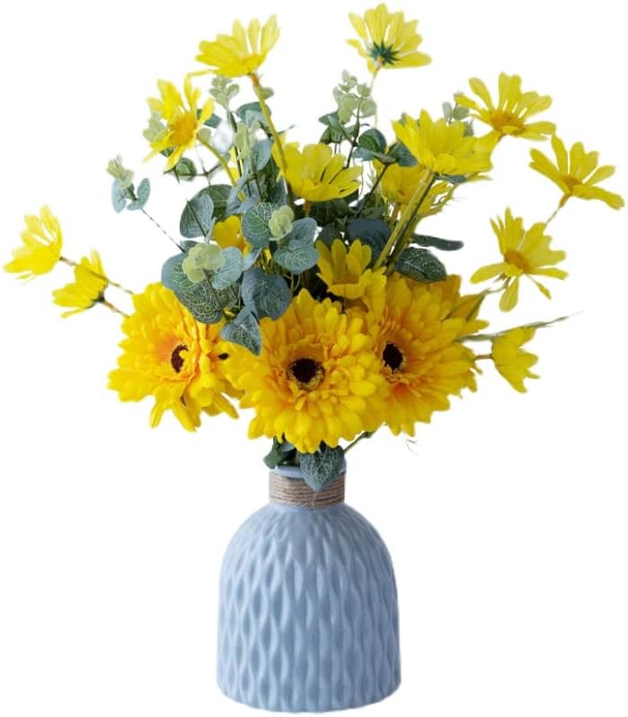 Moderni ins Nordijskom stilu mala svježe plava keramička vaza keramička vaza cvijet set Kućni namještaj