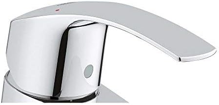 GROHE 3264300A GROHE EUROSMART Nova S-sizena Slavina za jednobojnu kupatilo bez pop-up - 1,2 GPM, Starlight