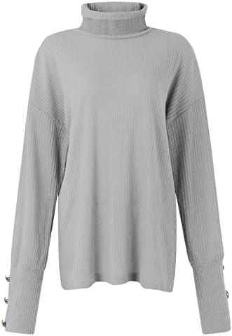 Ženska kardigan lagana labava pulover do dugih rukava pune boje košulje od dna košulje dno