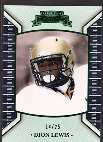Dion Lewis 2011 Press Pass Legends Green Rookie / 25 16 Pittsburgh Panthers