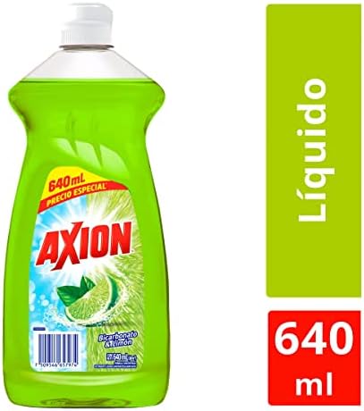 Axion axion posuđe tekući 640ml soda za pečenje i moćan uklanjanje masnoća od pjene i četkice za čišćenje