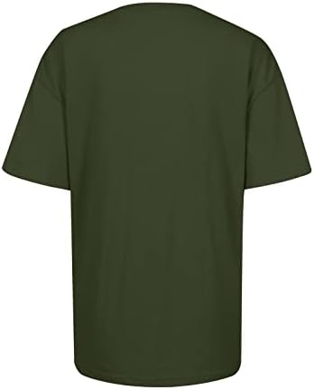 Kratki rukav 2023 Odjeća Crewneck pamuk grafički Plus Veličina Funny Top T Shirt za dame Top jesen ljeto