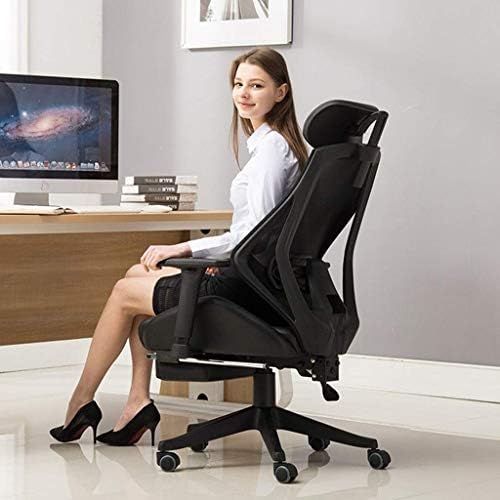 SCDBGY Ygqbgy Executive Office Chair-kancelarijska stolica sa visokim naslonom sa osloncem za noge i debelom