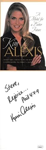 Kim Alexis potpisao Model za bolju budućnost Hardcover knjigu Steve - AC92212 - JSA Certified - TV časopisi
