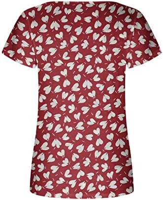 Bluza s kratkim rukavima za teen djevojke Ljeto jesen slatkiš s kratkim dekolteom Spandex grafički ručak