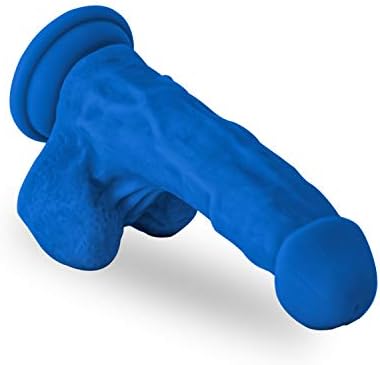 Likerish Lucky 6.5 Premium silikonski plavi dildo sa usisnim čašicom