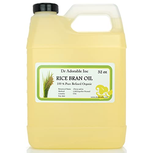 Rice Bran ulje organske čisto hladno prešano 32 oz / 1 četvrt