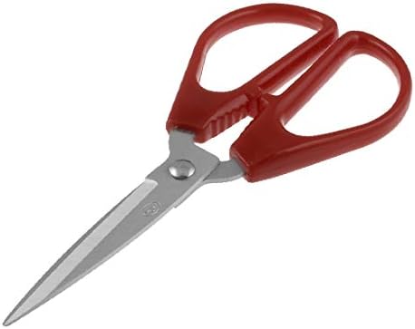 X-Dree Početna Office crvena ručka metalna noža šivaći papir Ravni makaze 6.5 Dužina (Oficina en el hogar