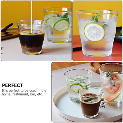 PRETYZOOM 3 kom Cocktails Glassware Whisky Classic za vodu jednostavna staklena pića transparentna delikatna