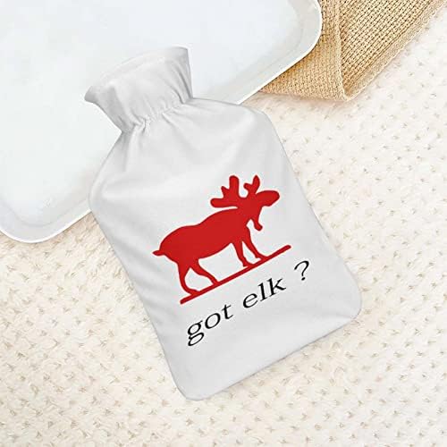 Funny Elk boca za bocu za vodu gumenim ubrizgavanjem s toplim plišnim poklopcem za bolove u krevetu od 1