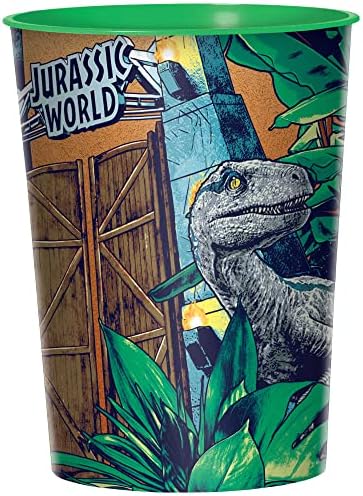 Amscan Jurassic World u šalicu divlje plastike - 16 oz. | MULTICOLOR | 1 kom.