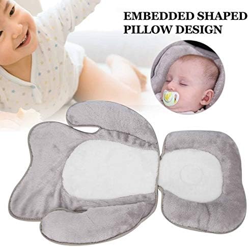 Jastuk za glavu za bebe, udoban jastuk protiv kotrljanja za bebe jastuk za autosjedalicu za novorođenčad