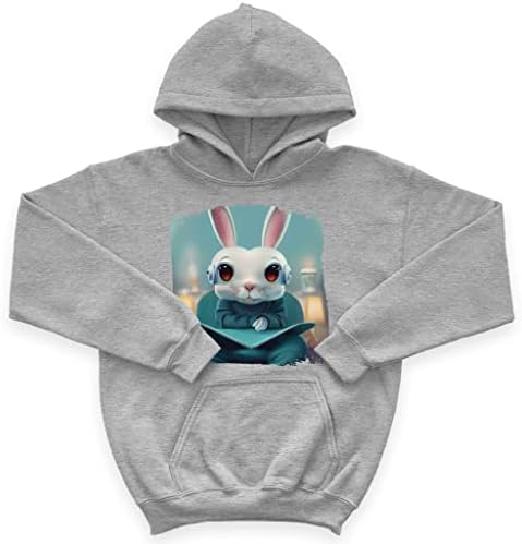 Funny Bunny Kids 'spužva Fleece Hoodie - Grafička dječja kapuljača - Hoodie Hoodie za djecu