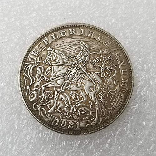 Antikni lutalica Srebrna kovanica Morgan srebrni dolar srebrni okrugli replika Komemorativni novčić Strani