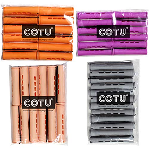 COTU 48 komada Variety Pack Perm šipke za kosu-veličine: mali, srednji, veliki & Jumbo-boje: mandarina,